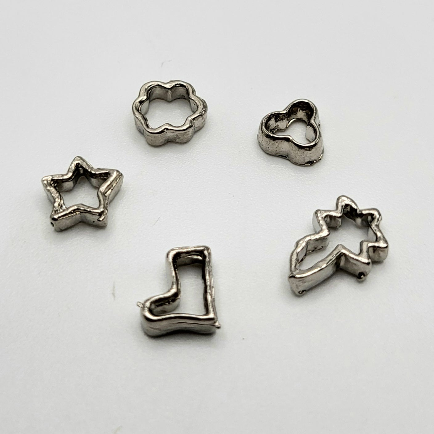 Cookie Cutters - Metal Set of 5 - 1/12 Scale Dollhouse Miniature