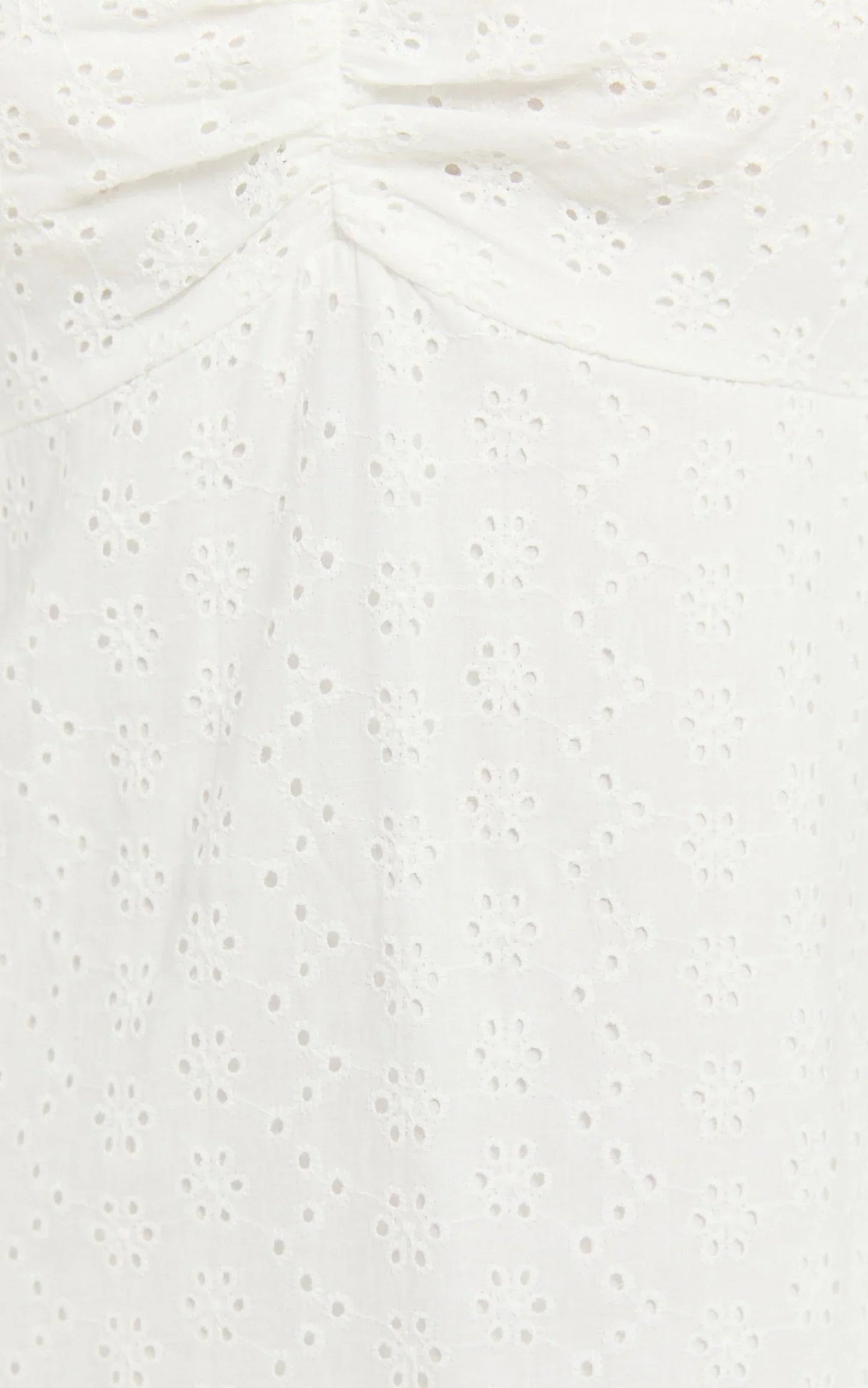 Erlinda Mini Dress - Tie Front Cut Out Detail Mini Dress in White