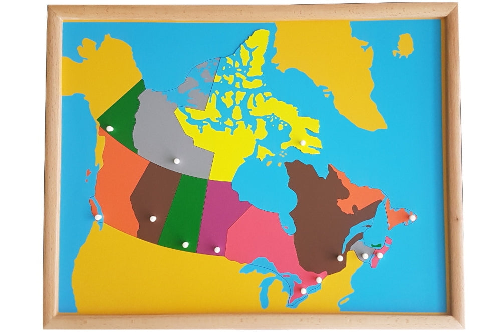 Puzzle Map of Canada
