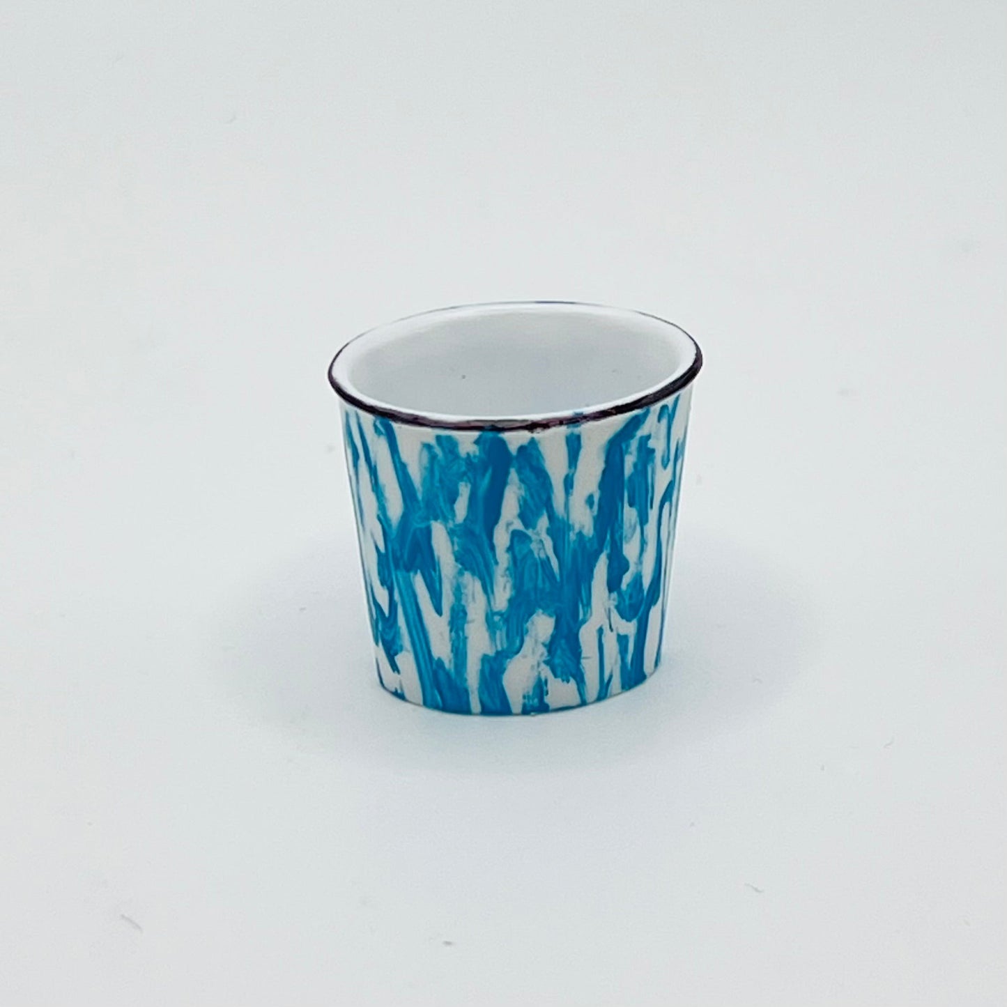 Blue Wastebasket - Plastic - 1/12 Scale