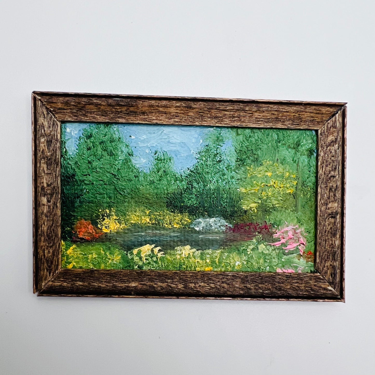 Painting of a Forest - 1/12 Scale Dollhouse Miniature