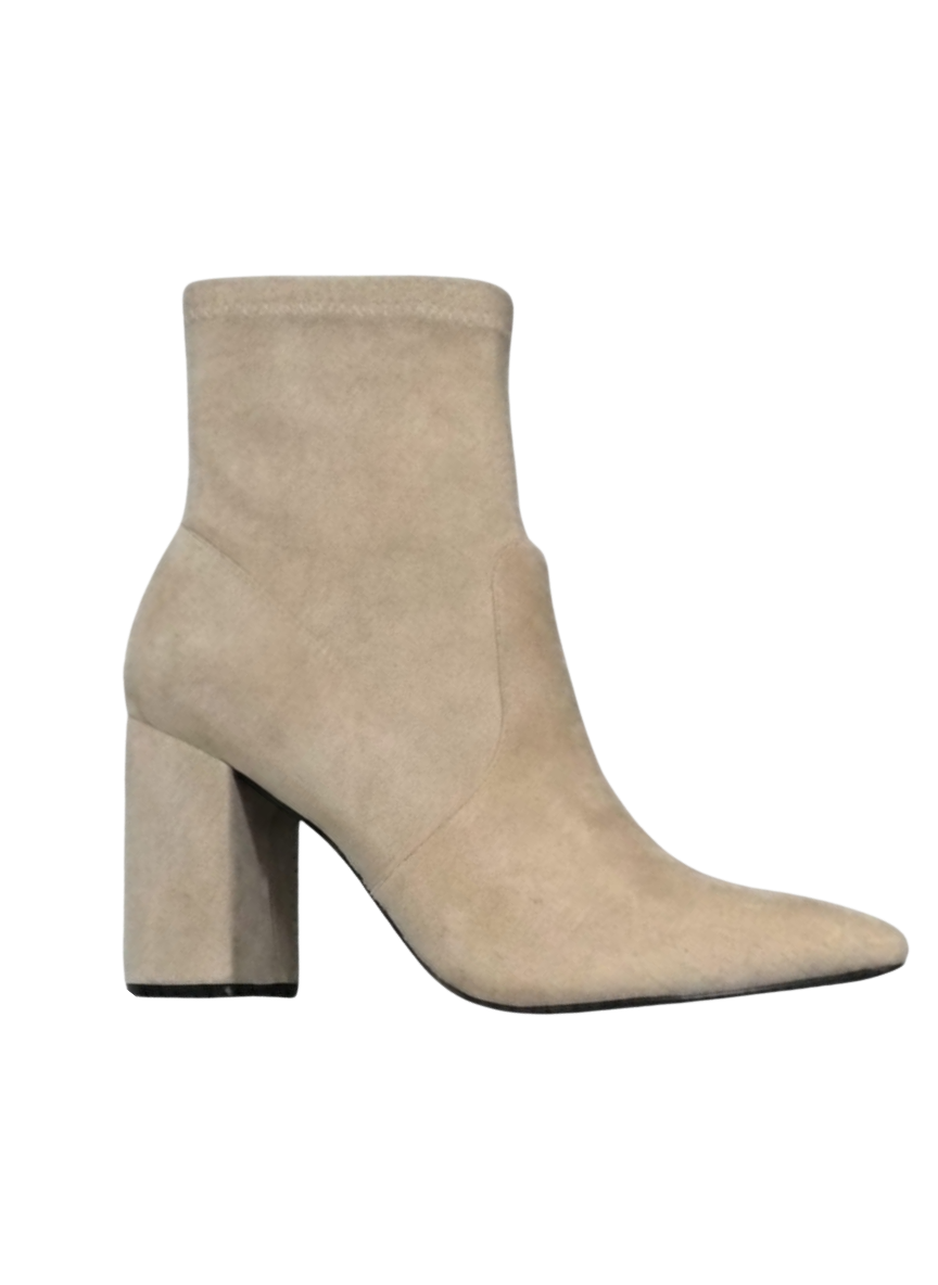 Maya Khaki Block Heel Boots
