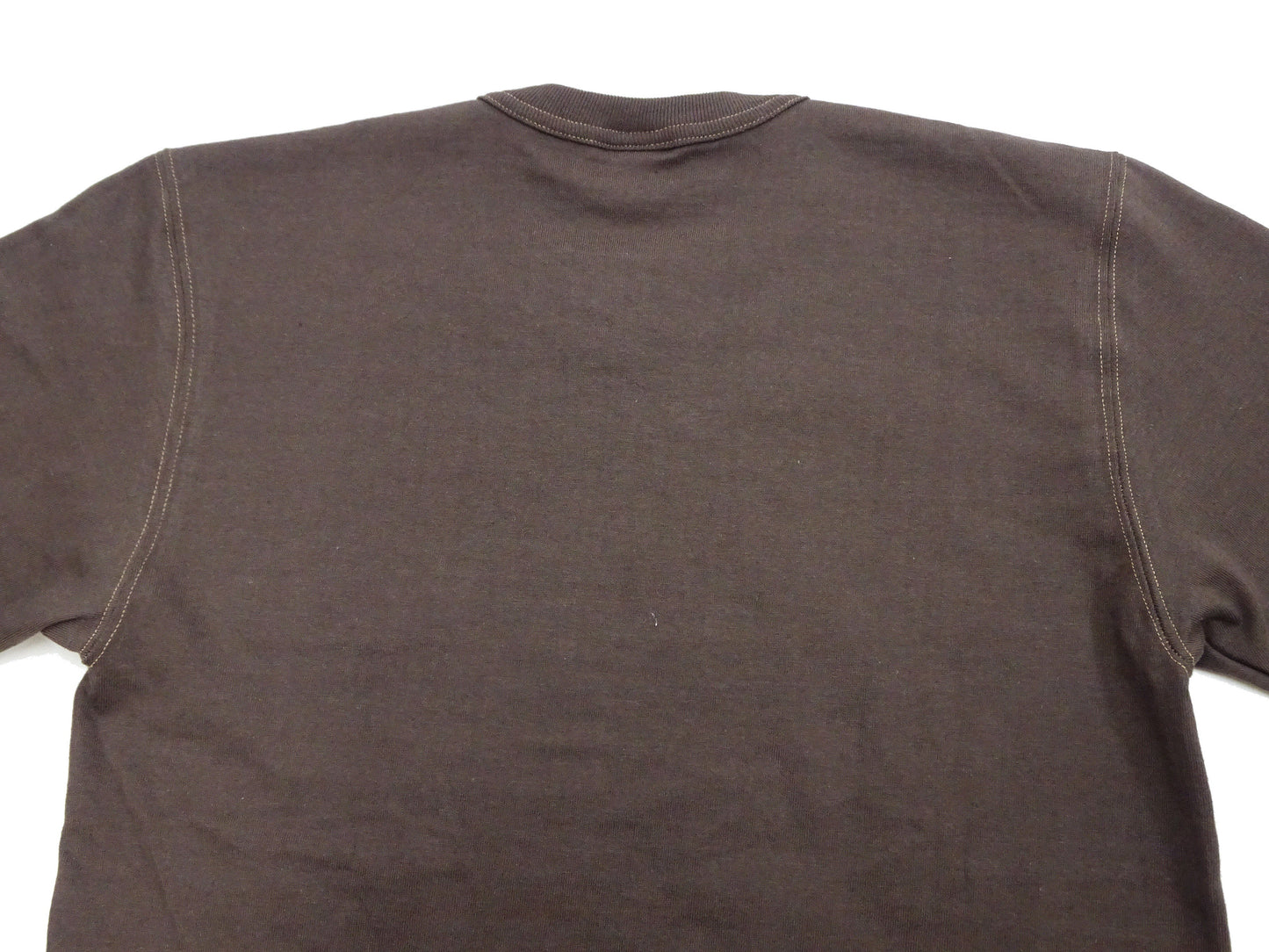 TOYS McCOY Steve McQueen Inspired Long Sleeve Pocket T-Shirt - Men's Solid Color Loopwheeled Tee - TMC2543 021 Faded DarK-Charcoal