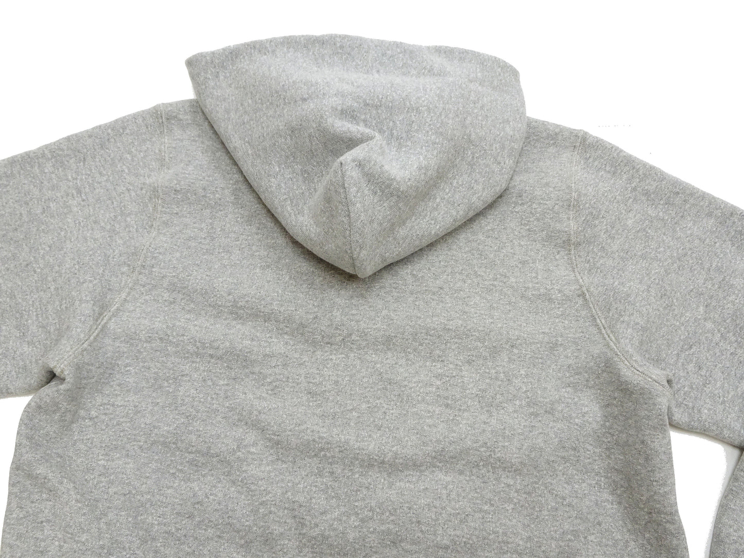 TOYS McCOY Men's Heavyweight Full Zip Hoodie - Vintage-Style Zip-Up Solid Hooded Sweatshirt TMC2567 020 Heather Gray