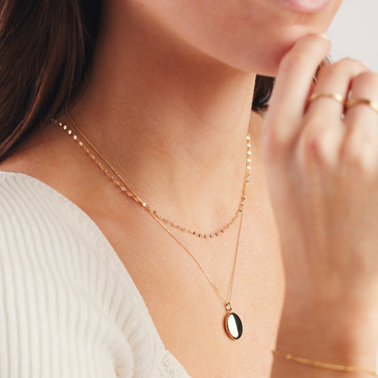 14k Mini Lace Chain