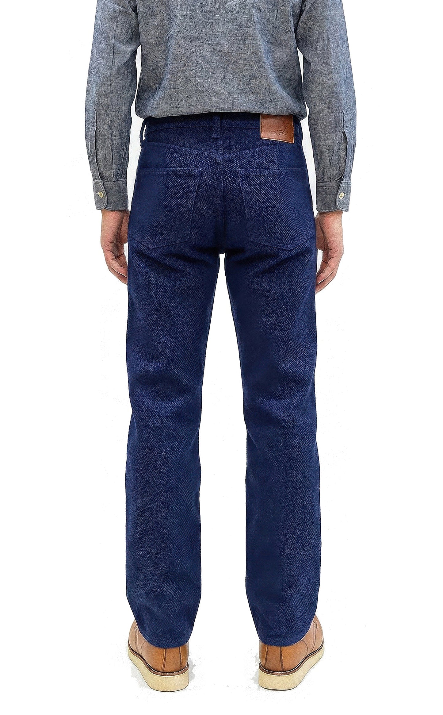 Studio D'Artisan Deep Indigo Selvedge Sashiko Jeans - 14 oz - Regular Straight - Button Fly - Made in Japan (SDA 1907 One Wash)