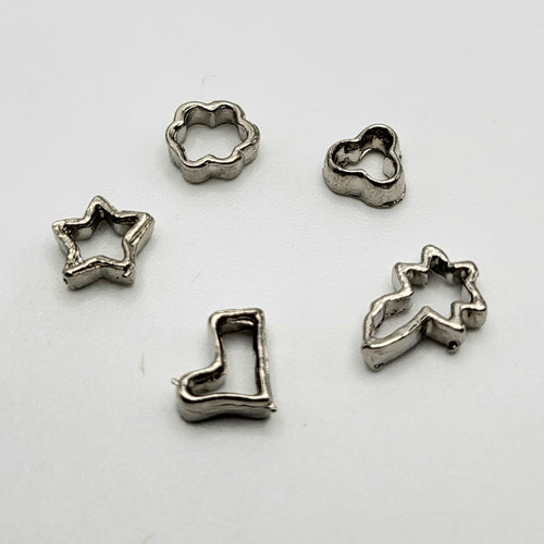 Cookie Cutters - Metal  Set of 5 - 1/12 Scale Dollhouse Miniature