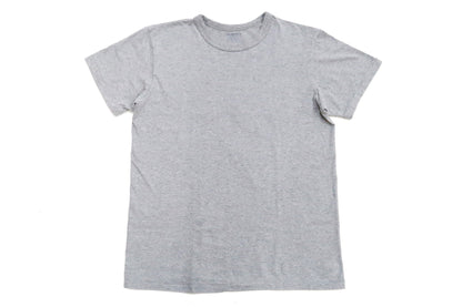 Pherrows 2-Pack T-shirts Men's Pack of two T-shirts Plain Solid Color Lightweight Short Sleeve Loopwheel Tee Pherrow's 2PACK-TEE Heather-Gray