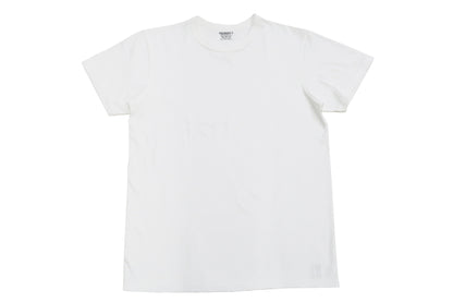 Pherrows 2-Pack T-shirts Men's Pack of two T-shirts Plain Solid Color Lightweight Short Sleeve Loopwheel Tee Pherrow's 2PACK-TEE White