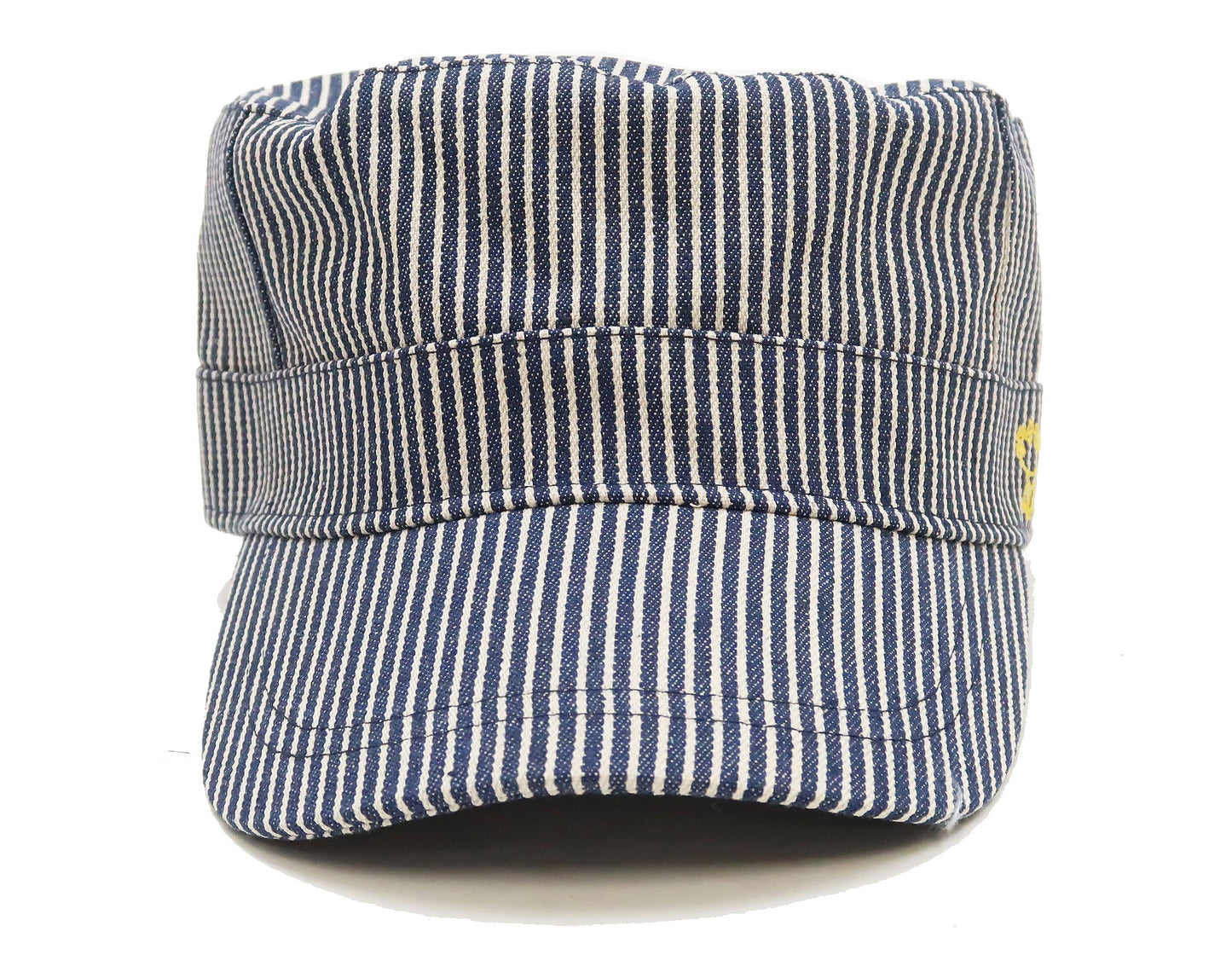 Studio D'artisan Hickory Work Cap Men's Adjustable Flat Top Railroad Engineer Hat 7222H