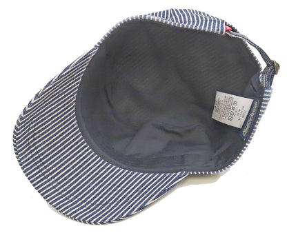 Studio D'artisan Hickory Work Cap Men's Adjustable Flat Top Railroad Engineer Hat 7222H