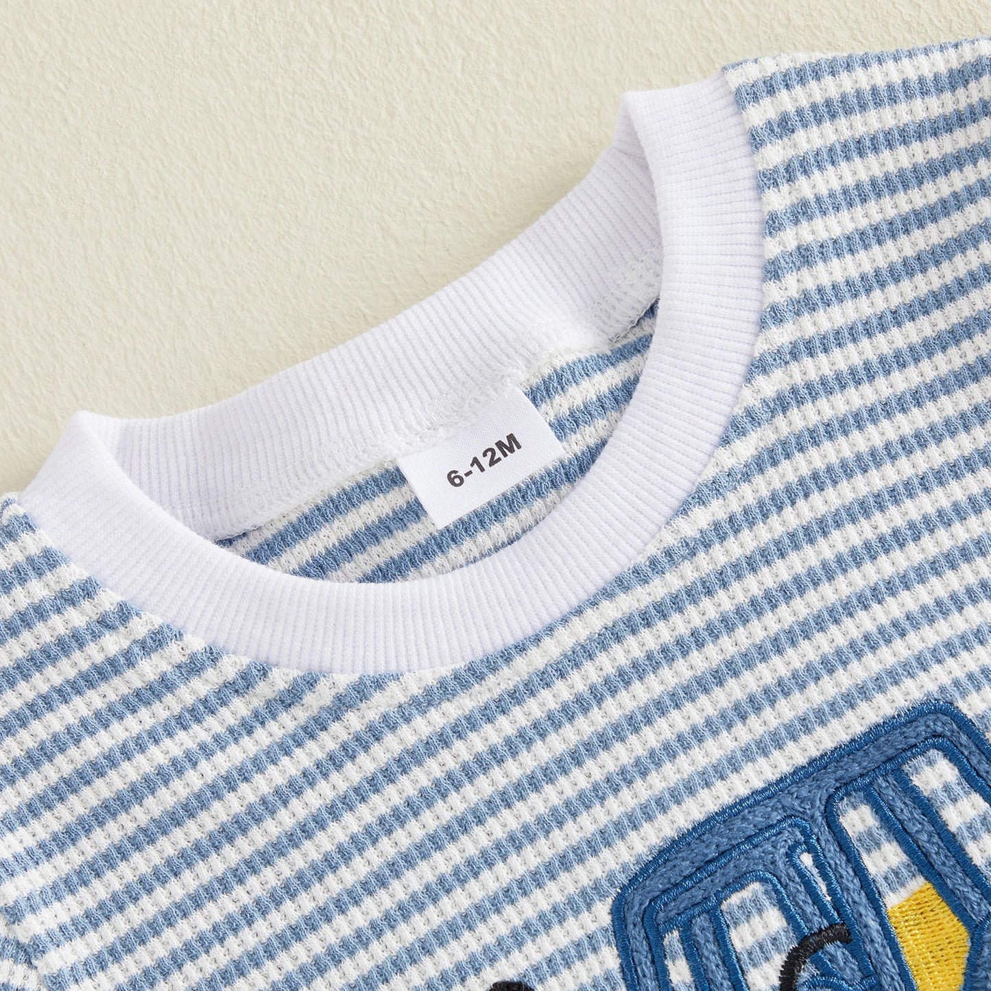 TRACTOR Striped Waffle Knit Outfit