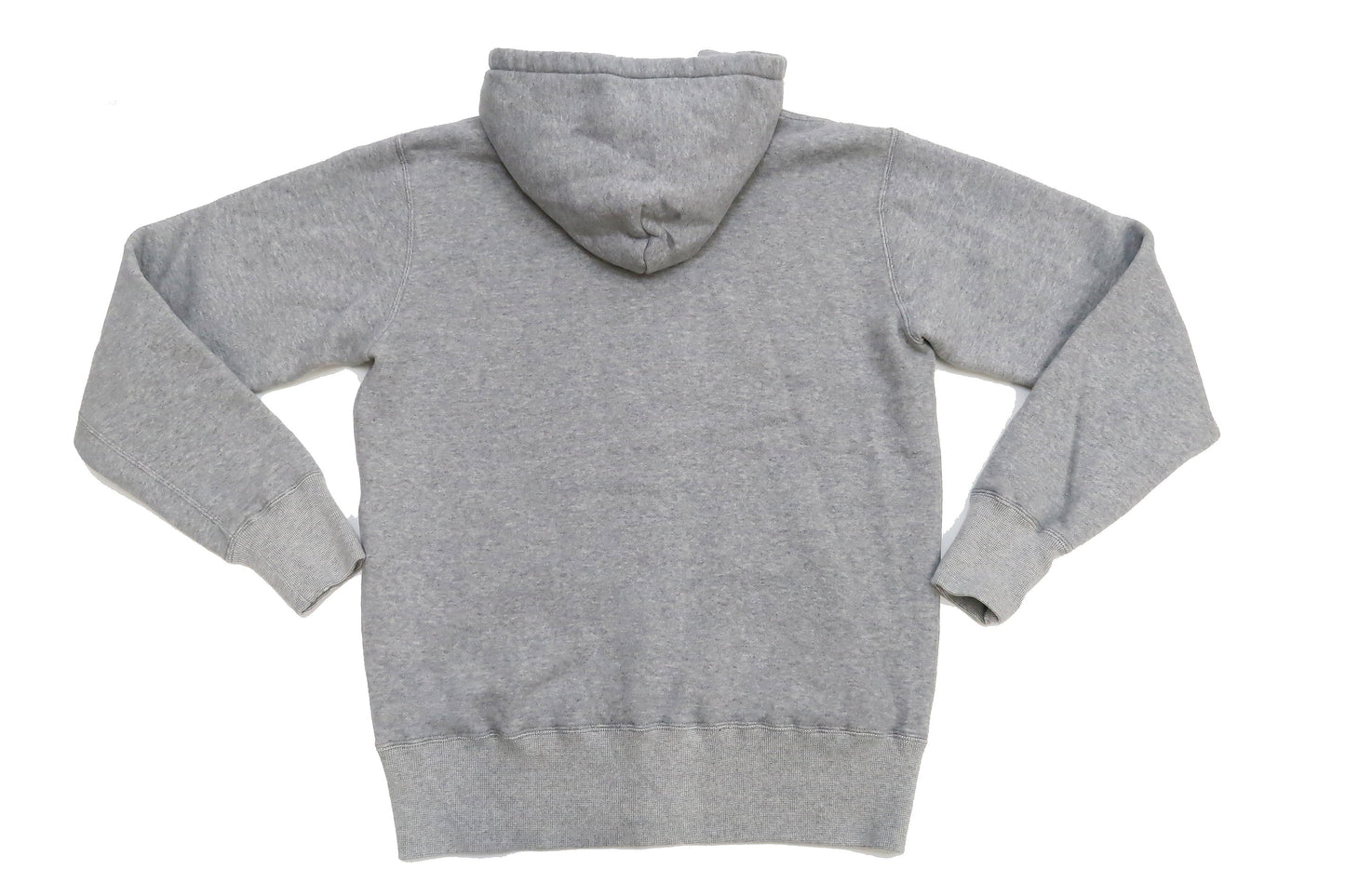 Studio D'artisan Plain Hoodie Men's Solid Zip-Up Hooded Sweatshirt 8087M Heather-Grey