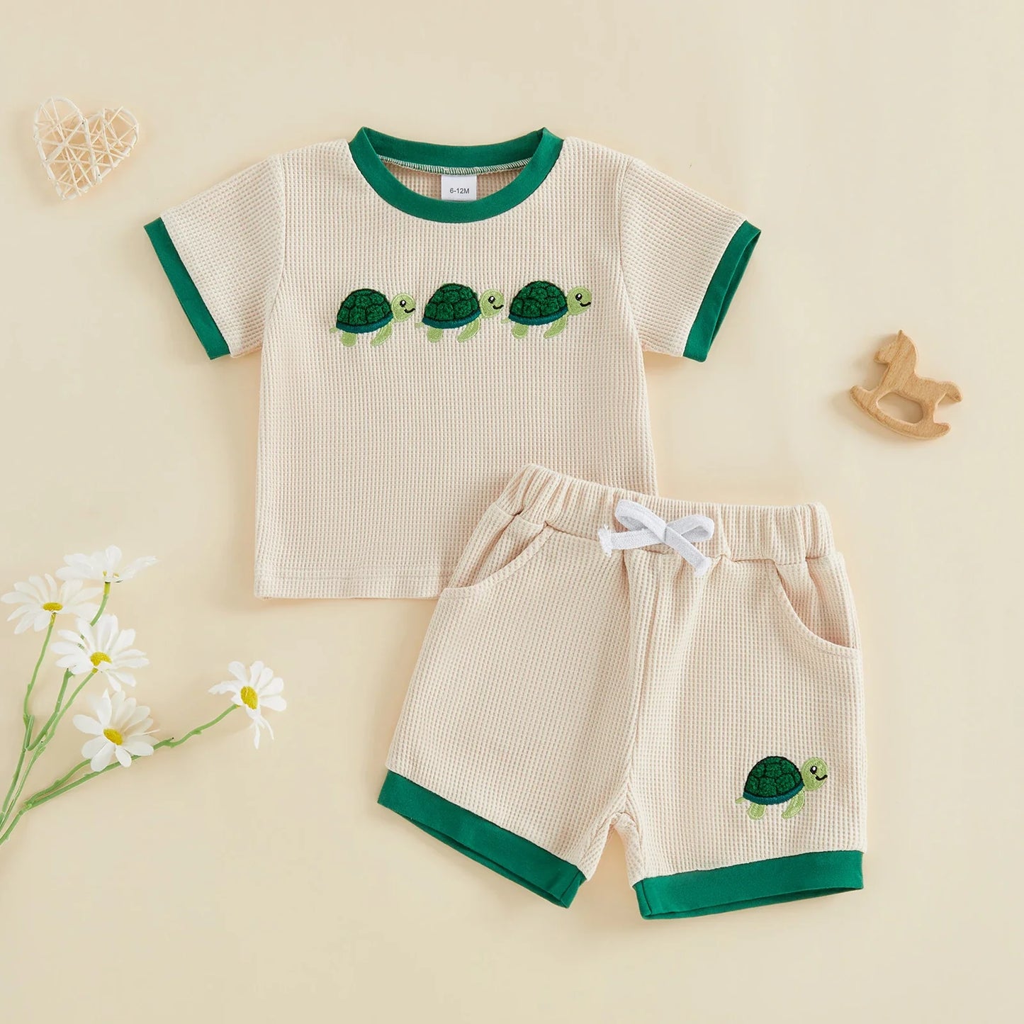 TURTLE Waffle Knit Outfit