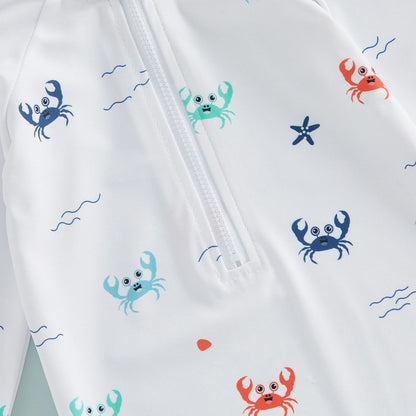 CROCODILE Swimsuit with Sun Hat