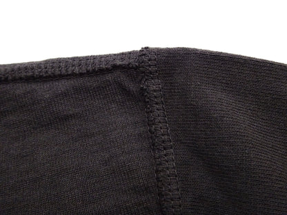 Studio D'artisan Plain T-Shirt Made from Heavyweight Loopwheeled Jersey Fabric Men's Tsuri-Ami Short Sleeve Tee 9913 Charcoal Black (Faded Black)