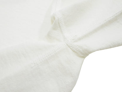 Studio D'artisan Plain T-Shirt Made from Heavyweight Loopwheeled Jersey Fabric Men's Tsuri-Ami Short Sleeve Tee 9913 Off-White