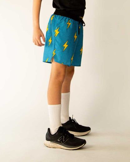 Boys' Blue Bolts Running Shorts