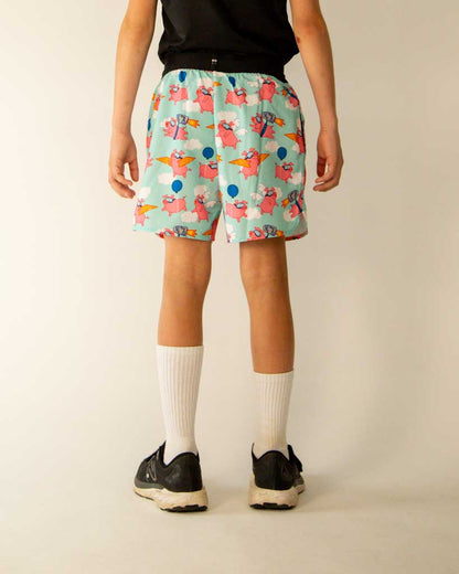 Boys' Flying Pigs Running Shorts