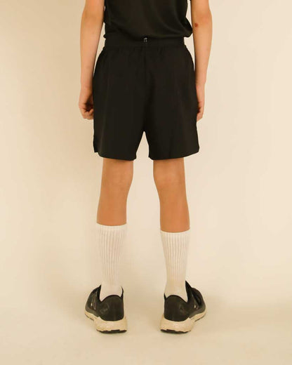 Boys' Black Running Shorts