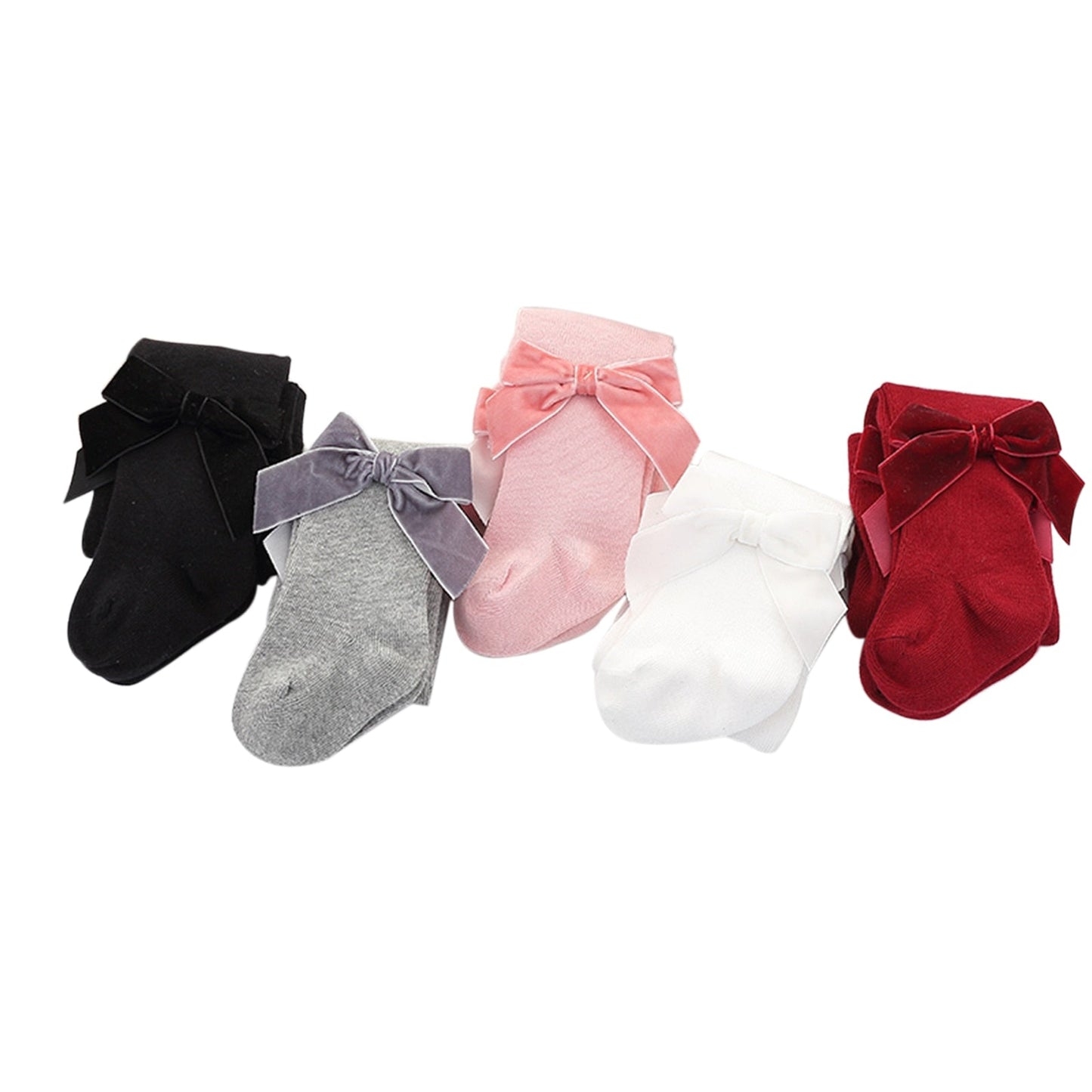 VELVET BOW Tights