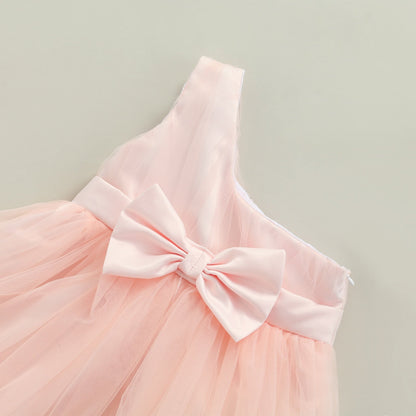 BELLA Asymmetric Tulle Dress