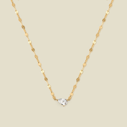 Dew Drop Solitaire Necklace
