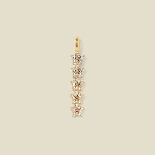 Vertical Star Charm