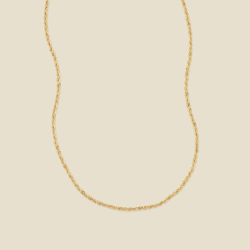 French Rope Chain Necklace