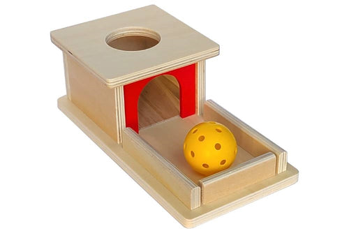 Object Permanence Box with Tray