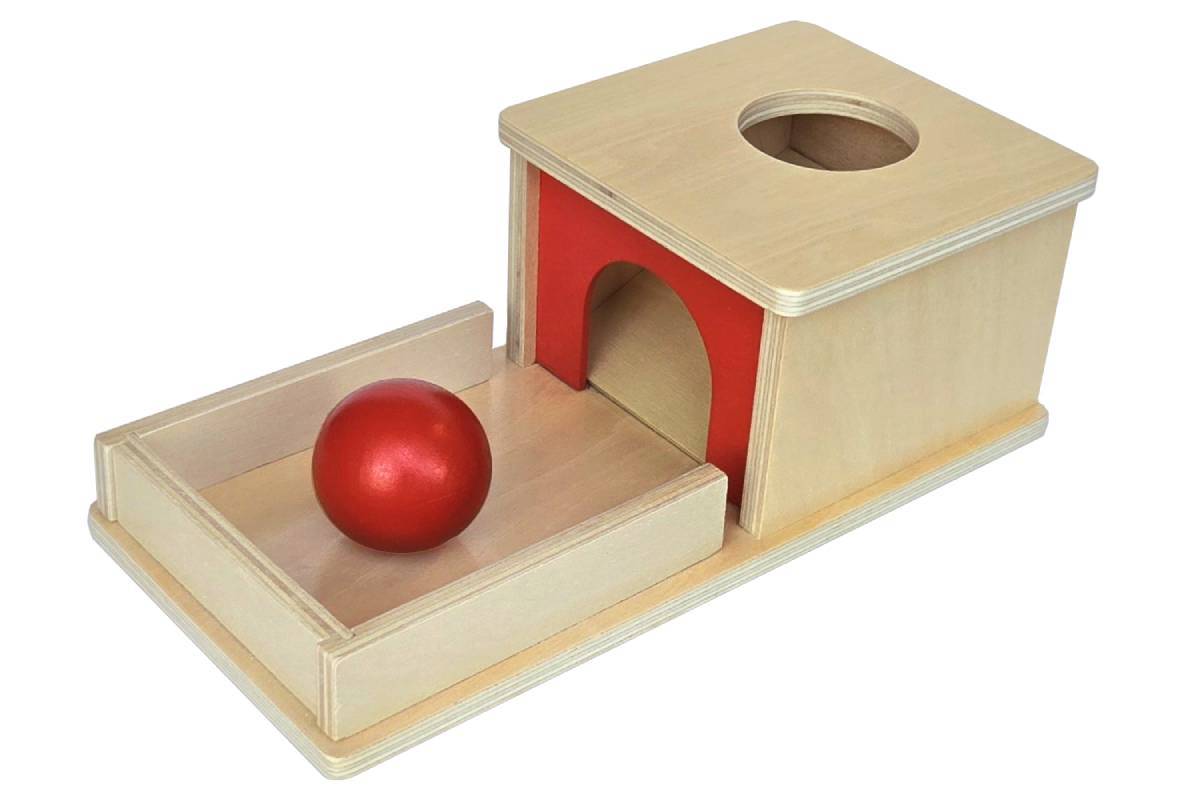 Object Permanence Box with Tray
