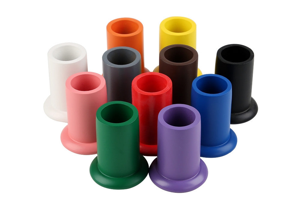 Set of 11 Coloured Pencil Holders (Round)