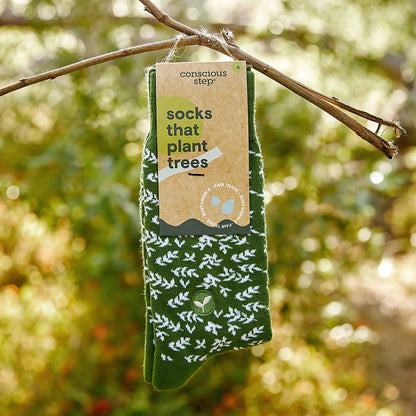 Conscious Step Socks that Plant Trees - Leaves
