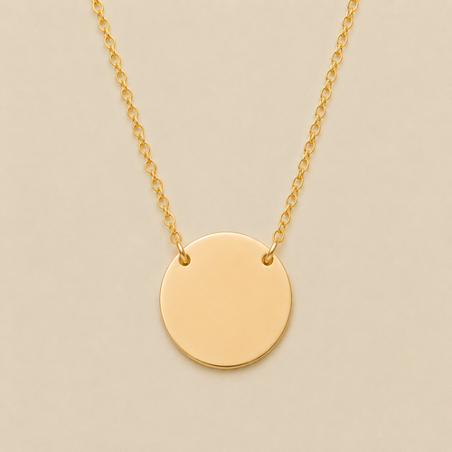 Mini Zola Disc Necklace
