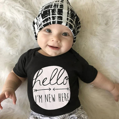 HI I'M NEW HERE Onesie
