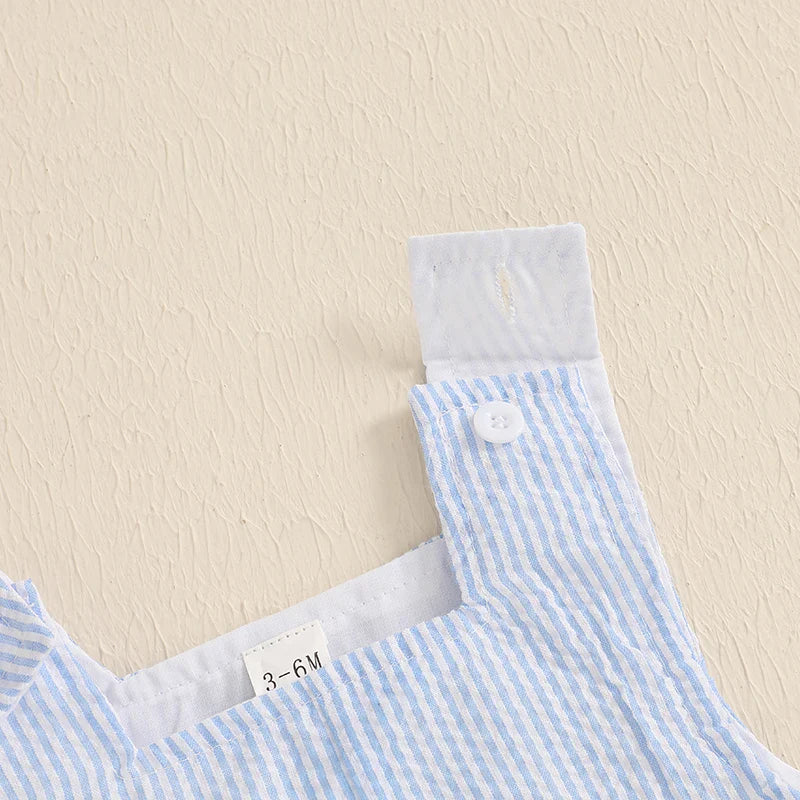 PUPPY Striped Romper