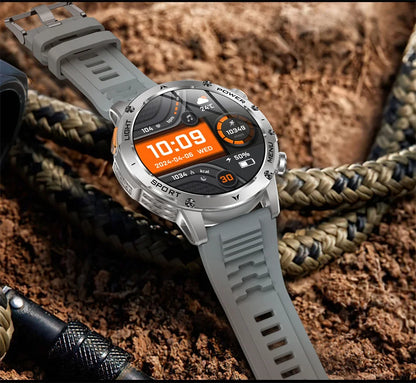2026 Outdoor New 1000mAh Battery T-Rex 3 Military Grade Smart Watch Men IP69K Waterproof GPS HD Bluetooth Call 100+Sports Watch