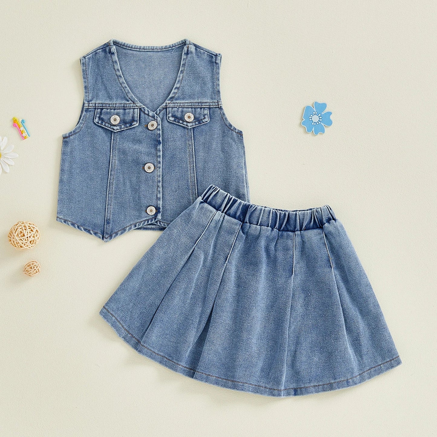 PAIGE Denim Skirt Outfit
