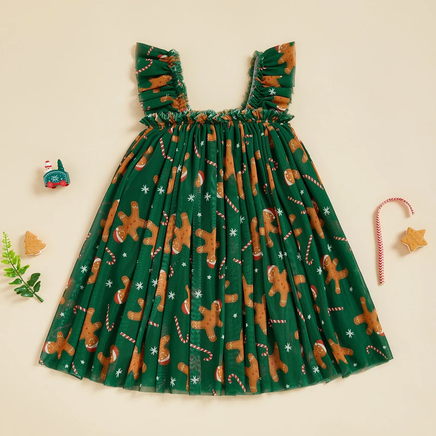 GINGERBREAD MAN Tulle Dress