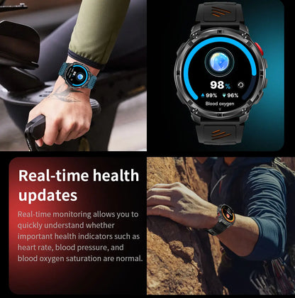 2026 New T-Rex3 Ultra 1100mAh Super Capacity Battery Adult Men Smart Watch 1.7" Large Screen Call 5ATM Waterproof Sports Watches
