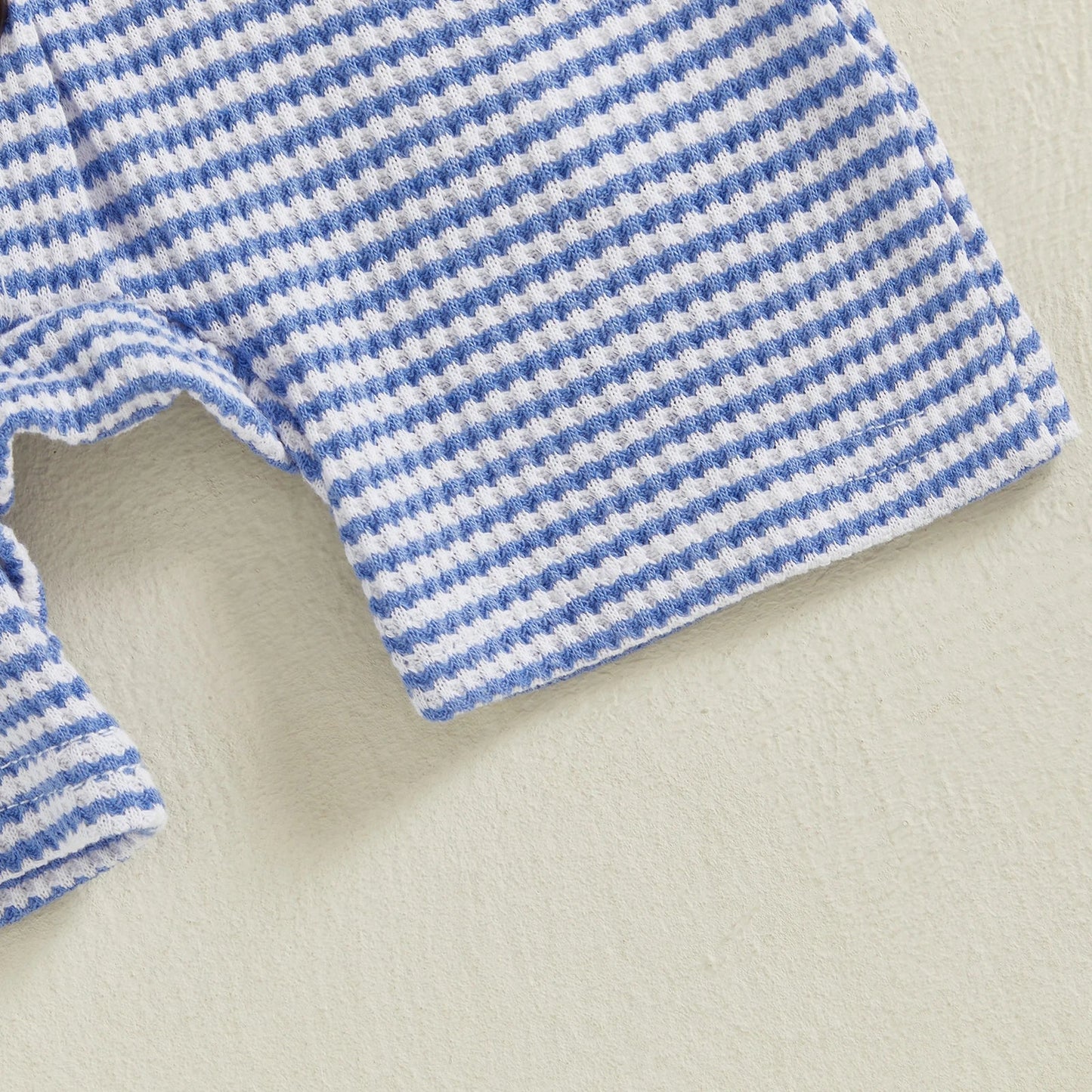 ROBIN Striped Button Romper