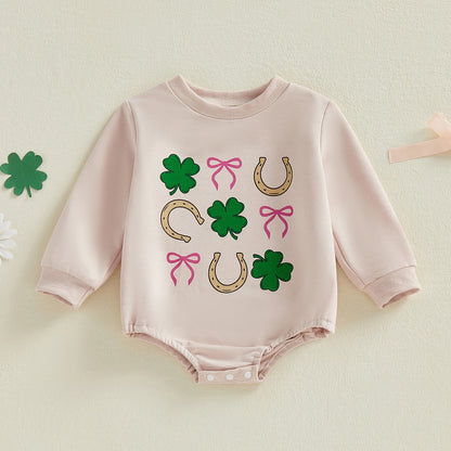 TIC TAC CLOVER Long-Sleeve Romper
