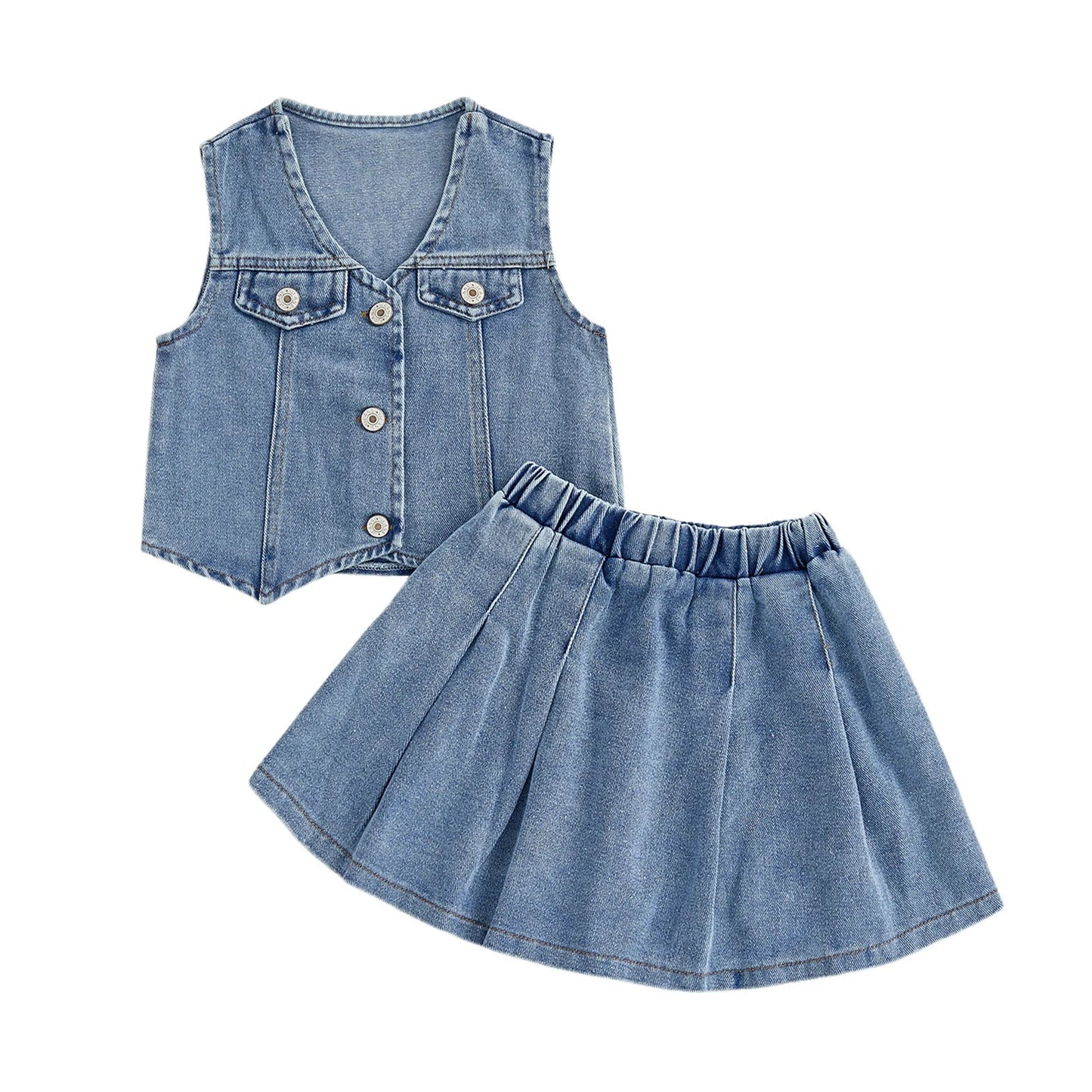 PAIGE Denim Skirt Outfit