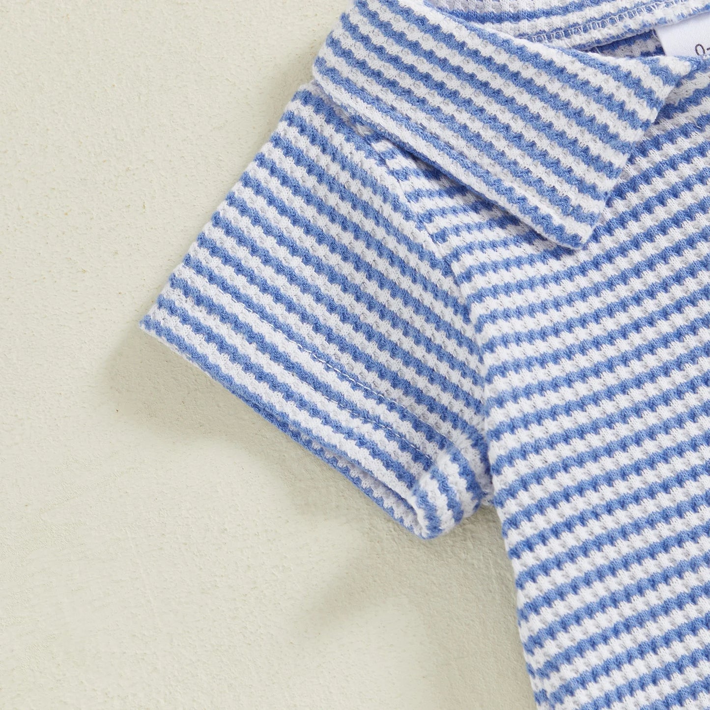 ROBIN Striped Button Romper