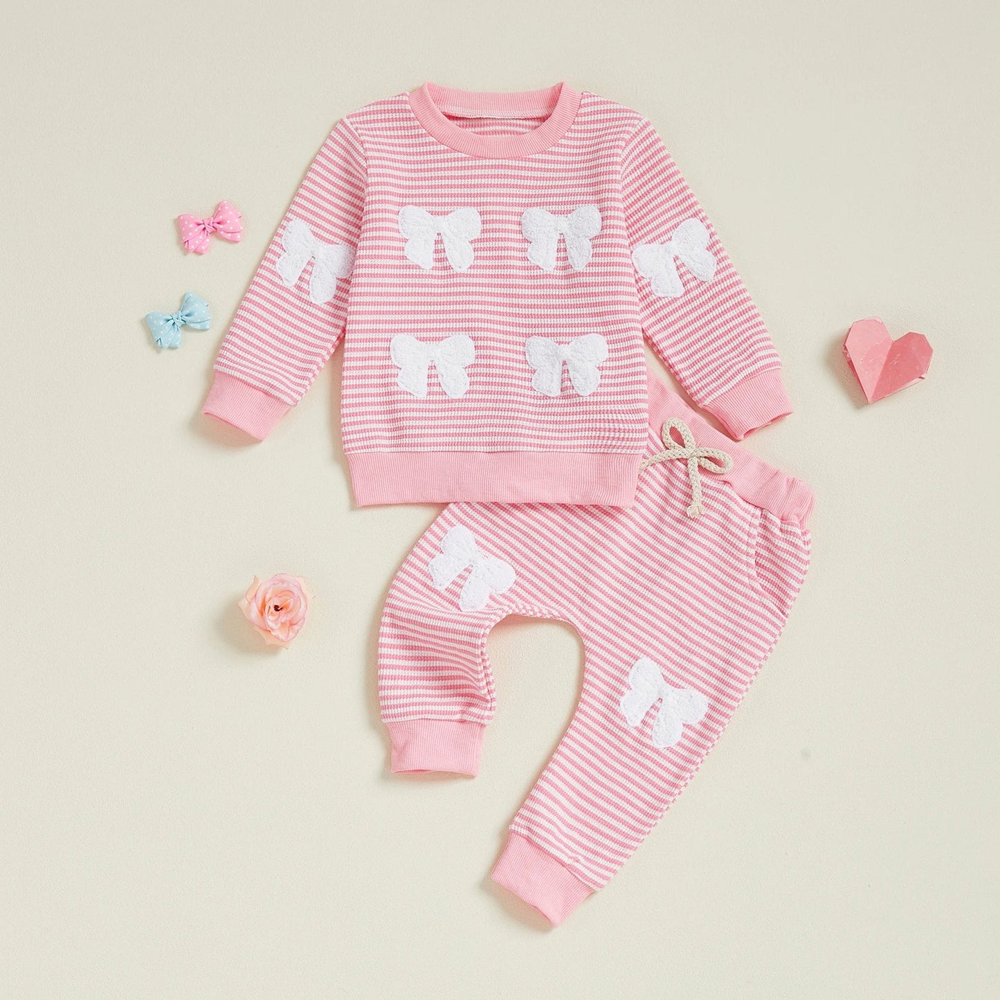 BOWTIES Striped Pink Outfit