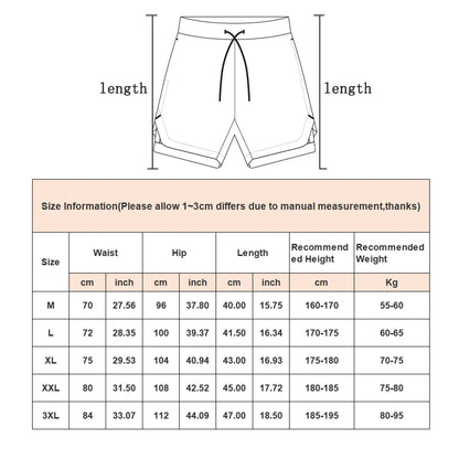 Shorts Camo Running Shorts Men Gym Sports Shorts 2 In 1 Quick Dry Workout Training Gym Fitness Jogging Short Pants Summer Men Shorts