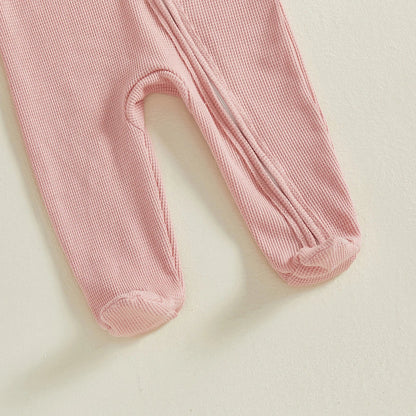 LITTLE SISTER/BROTHER Footed Jumpsuit