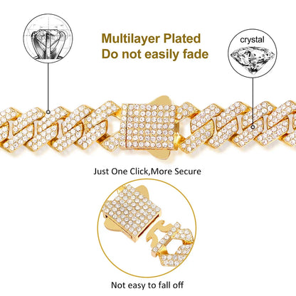 14MM Cuban Link Chain Bracelet