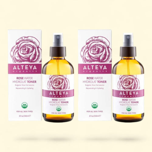 Alteya Organics Rose Water Toner, 8 fl oz, 2-pack