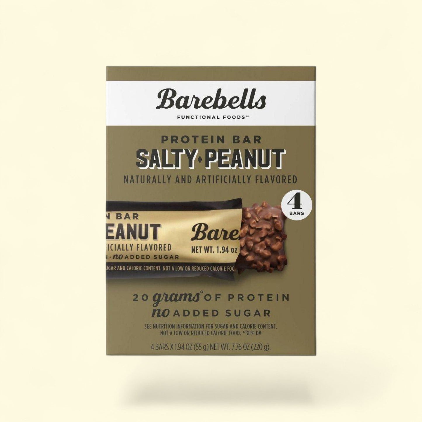 Barebells Nutrition Bars, Salty Peanut, 7.76oz/4pk